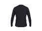 Zwart thermoshirt met lange mouwen voor heren, achterkant