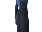 Donkerblauwe thermobroek en shirt met lange mouwen voor dames, zijaanzicht