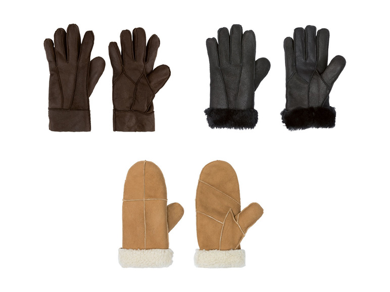Ga naar volledige schermweergave: esmara® Dames handschoenen van lamsleer - afbeelding 1