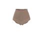 Beige naadloze slip met hoge taille
