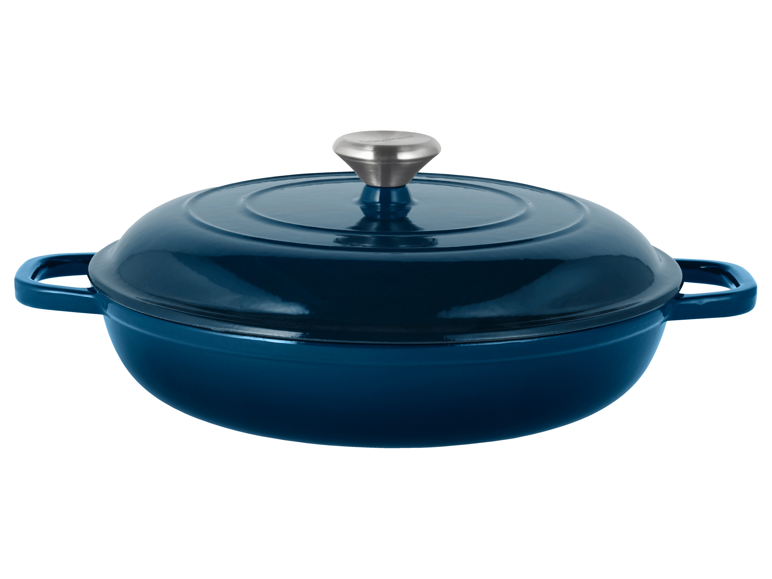 SILVERCREST Gietijzeren hapjespan, Ø30 cm (Donkerblauw)