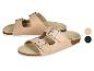 Esmara dames sandalen met twee bandjes in lichtbeige en zwart