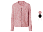 ESMARA® dames grofgebreid vest, roze, met knopen