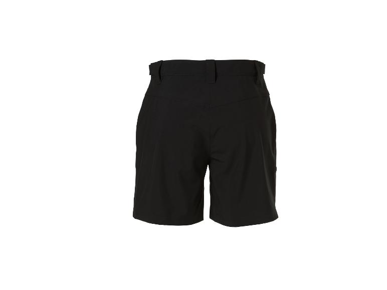 Zwarte dames short, achteraanzicht