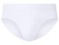 Witte herenslip met elastische tailleband.