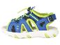 Kindersandalen, blauw en groen, sportieve stijl.