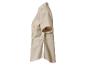 Beige shirt met korte mouwen, safari stijl.