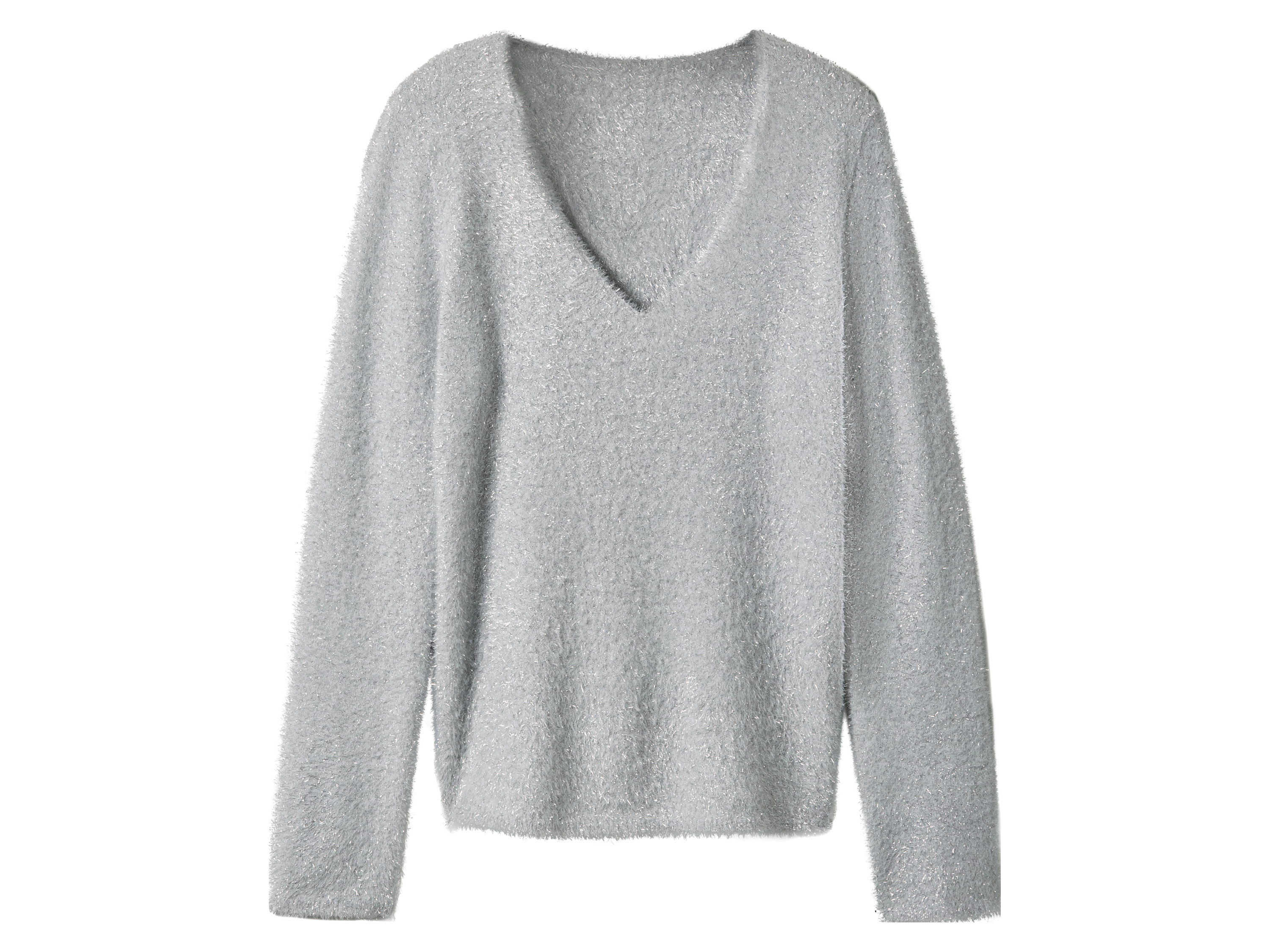 esmara Gebreide dames trui (Zilver, M (40/42))