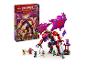 LEGO Ninjago Dragons Rising set 71832 Thunderfang Dragon of Chaos met minifiguren.