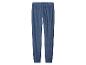 Blauwe velours joggingbroek