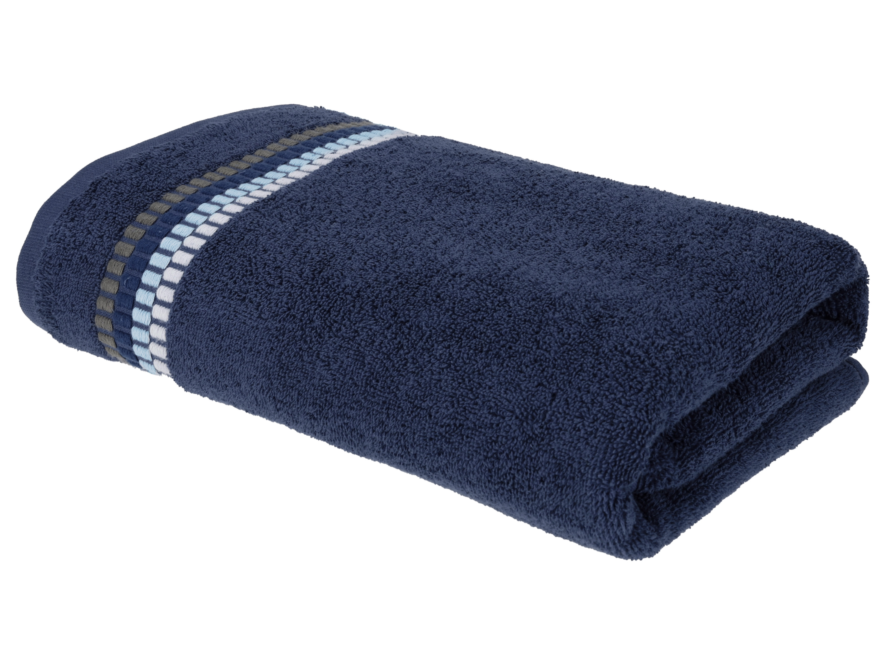 LIVARNO Handdoek 70 x 140 cm (Donkerblauw)