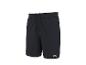 Zwarte sportshorts met witte bies en trekkoord in de taille.