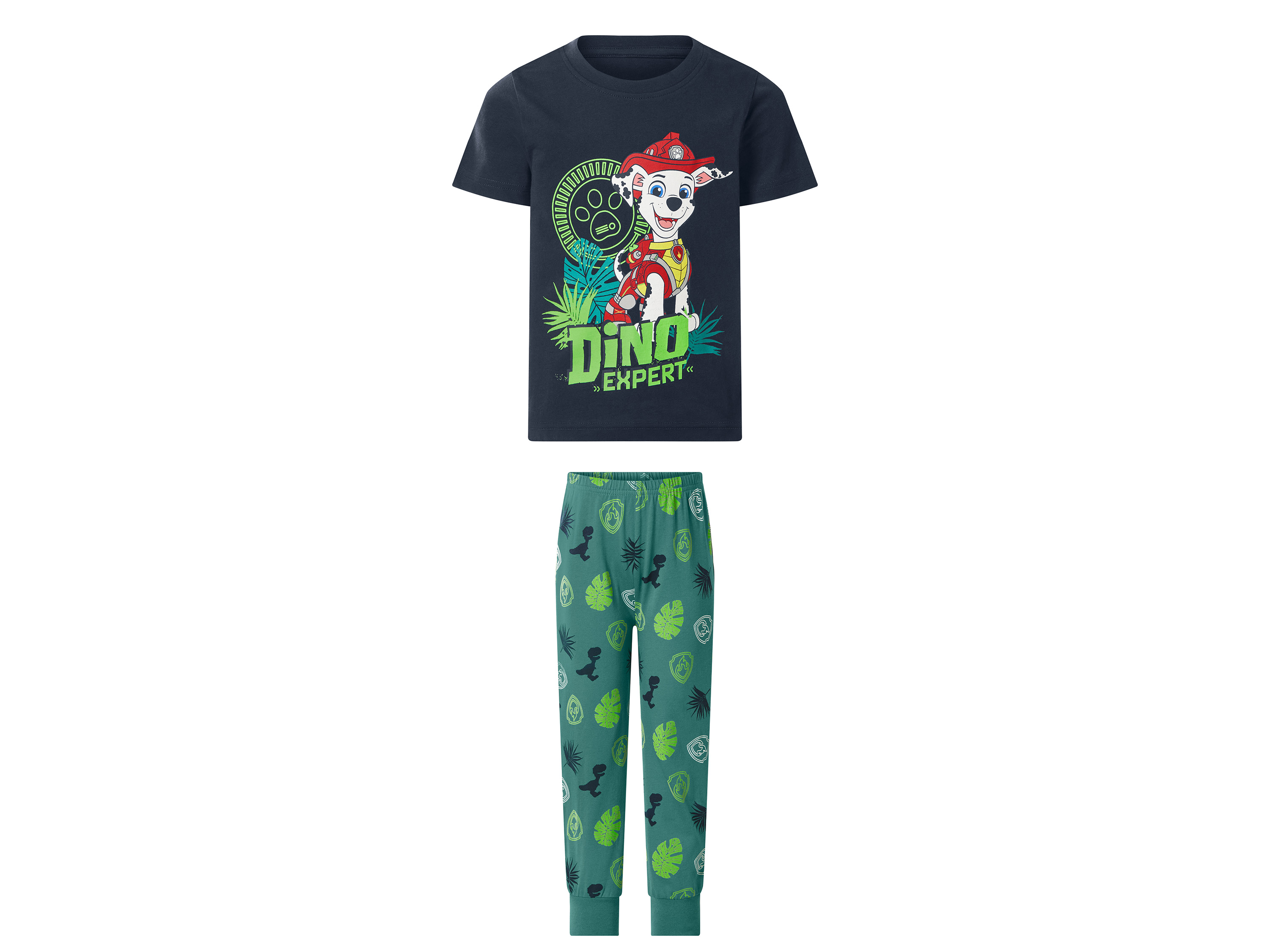 LUPILU Paw Patrol kinder pyjama (Donkerblauw/groen, 98/104)