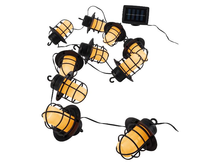 Solar lichtsnoer met retro lantaarnontwerp
