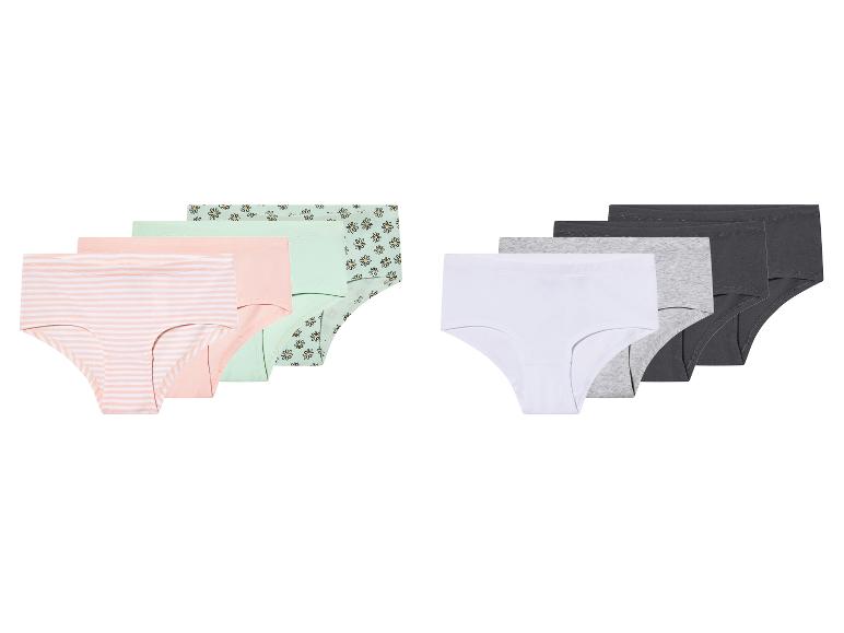 Set meisjes onderbroeken: bloemenprint, strepen en effen kleuren.