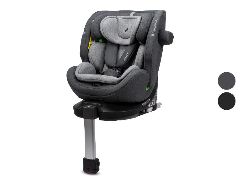 OSANN Kinderautostoel One360 SL in donkergrijs met lichtgrijze inzetstukken.