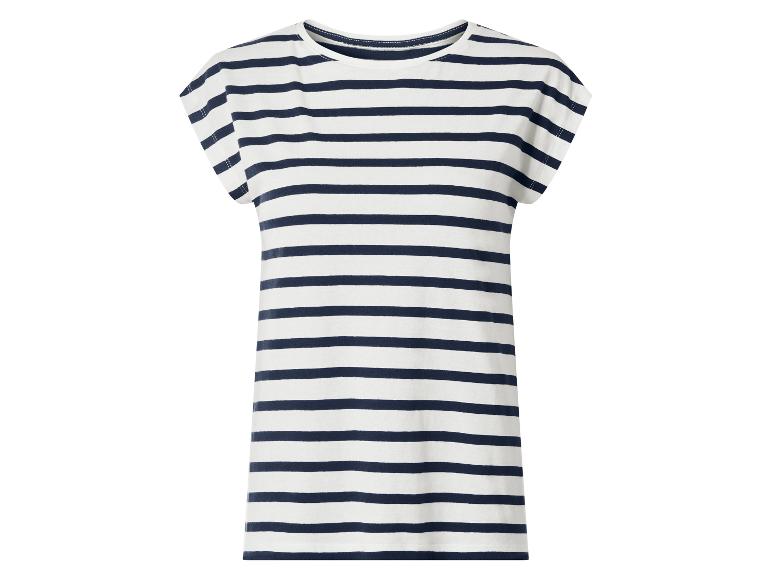 Blauw-wit gestreepte matrozenjurk