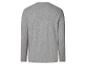 Grijs T-shirt met lange mouwen, achteraanzicht