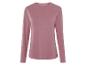 Een roze longsleeve T-shirt voor dames.