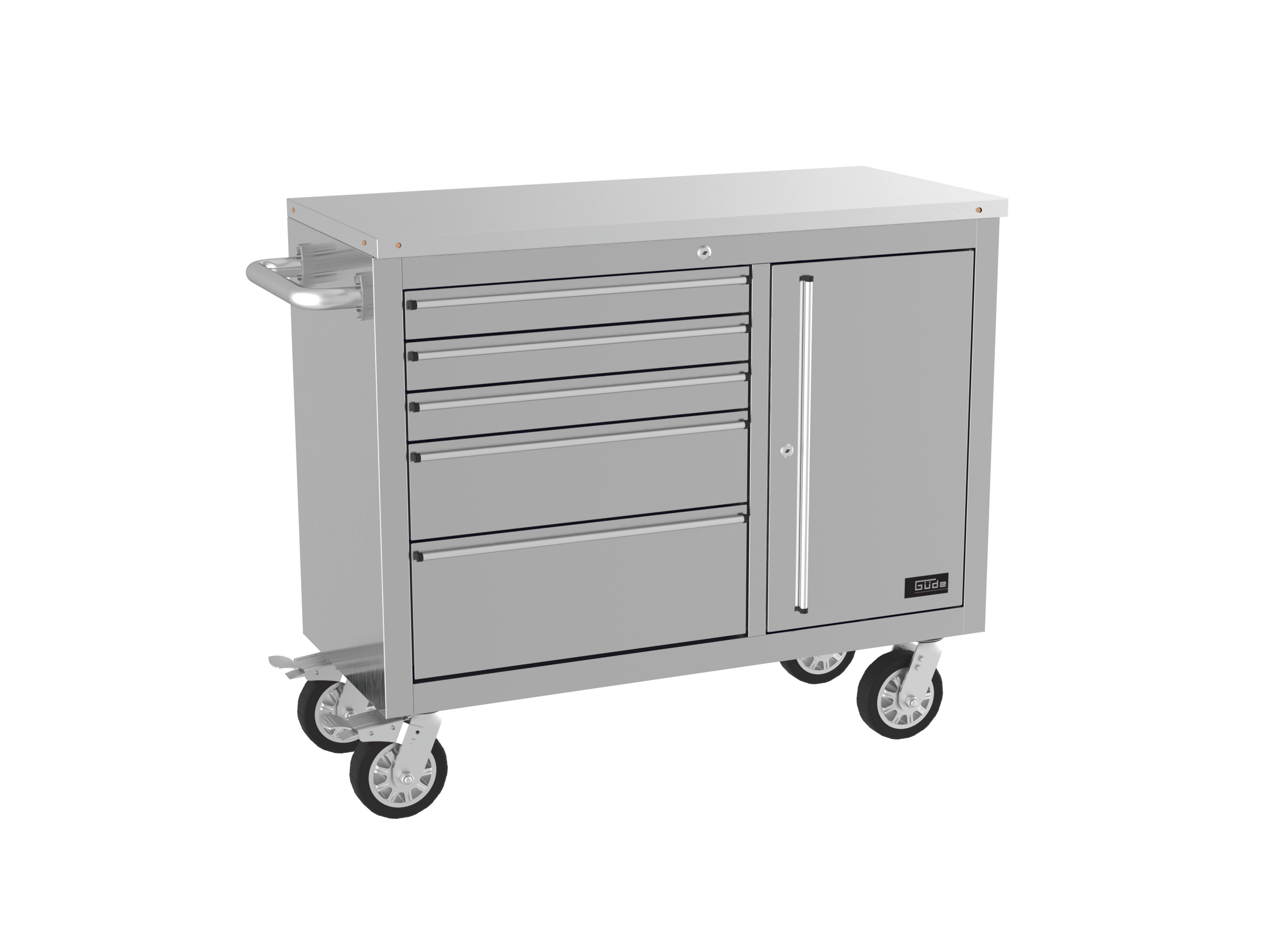 GÜDE Gereedschapswagen GW 5/1 INOX - RVS - 5 lades