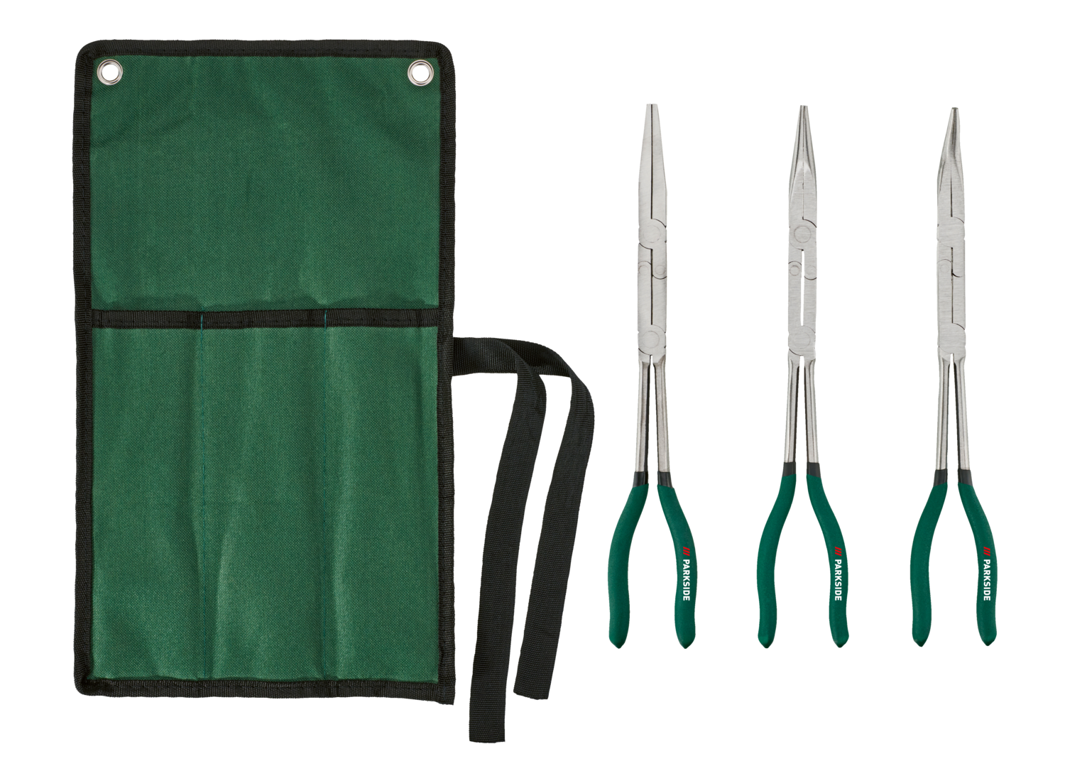 PARKSIDE Langbektangenset / dubbel scharnierende tangenset (Set tangen met dubbel scharnier)