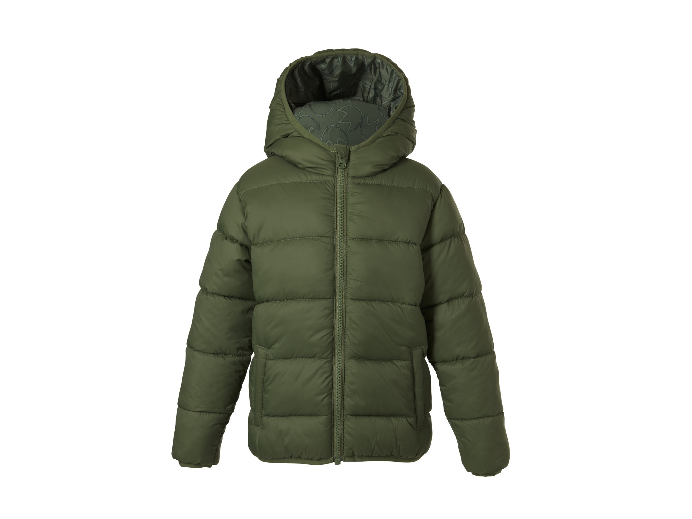 LUPILU Kinder jas lightweight, met capuchon (Kaki, 98/104)