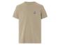 Beige t-shirt met koffiekan print.
