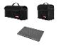 Twee zwarte Ultimate Speed opbergzakken voor de kofferbak en een grijze kofferbakmat.
