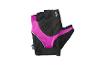 Korte fiets handschoenen, zwart en roze