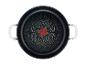 Tefal ovale pan met metalen handgrepen.