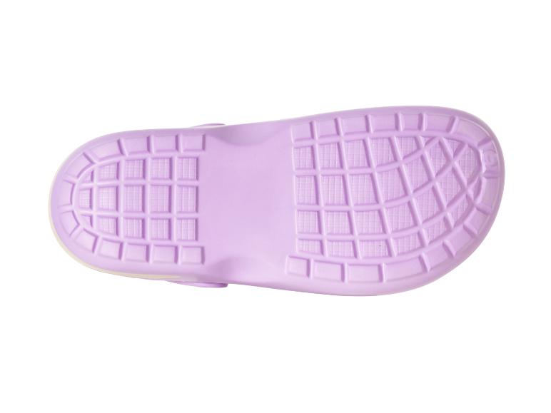 Lilac gekleurde klompenzool.