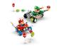 Lego Super Mario Kart met Mario en Luigi in raceauto's.
