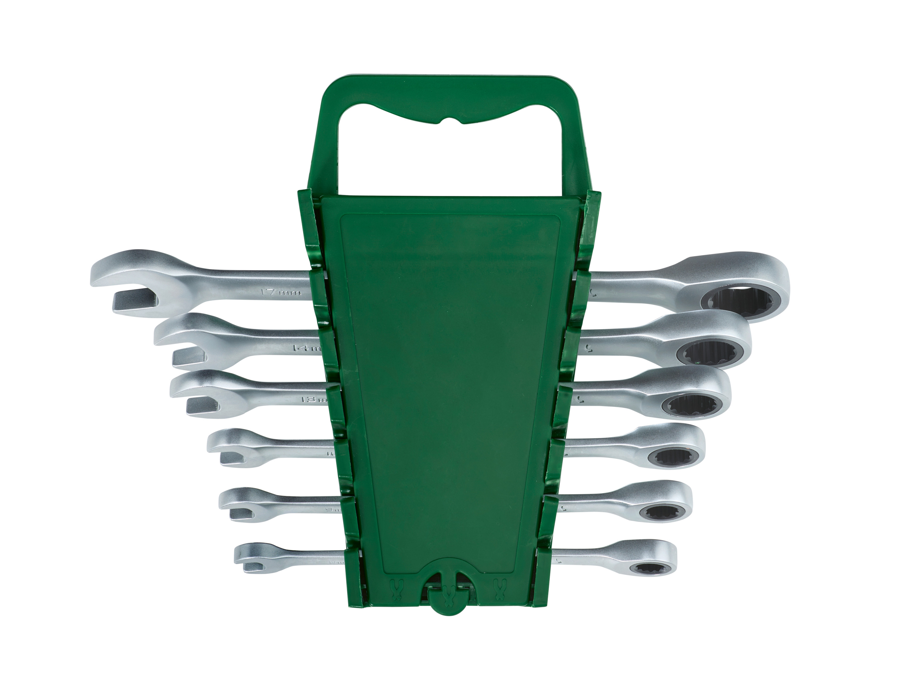 PARKSIDE Steek- en ratelringsleutelset (Recht 6-delig) afbeelding