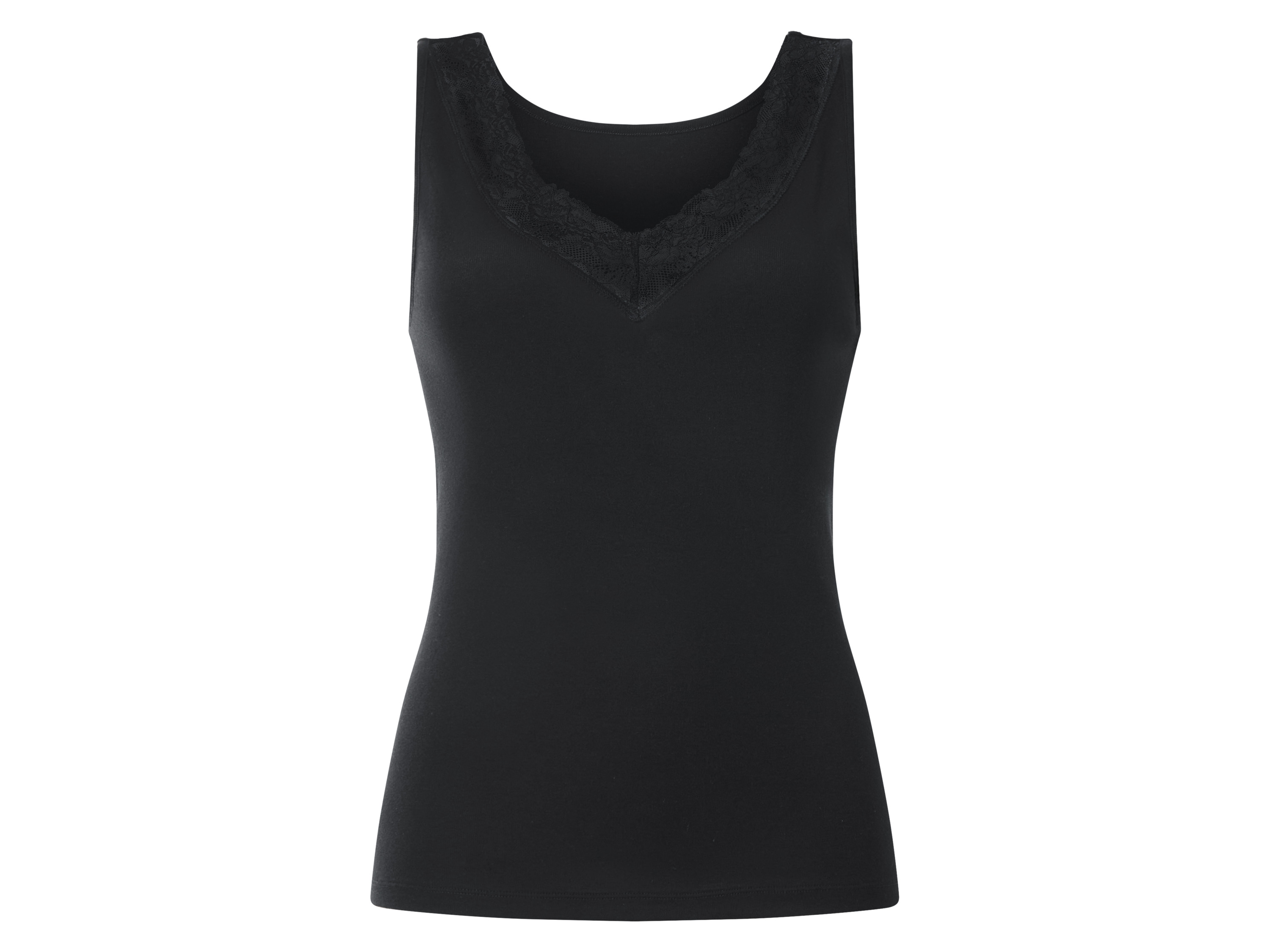 esmara Dames hemd (Zwart, XL (48/50))