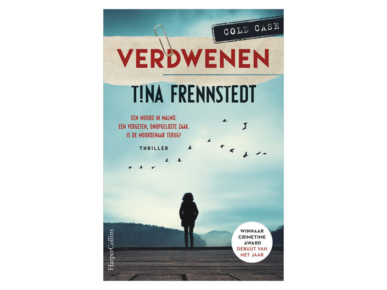 Boekomslag van de thriller 'Verdwenen' van Tina Frennstedt, een HarperCollins-uitgave.