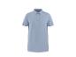 Lichtblauw heren poloshirt met korte mouwen
