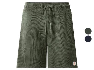 ESMARA MEN Heren sweatshorts met wafelstructuur