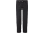 Donkergrijze herenjeans met vijf zakken.