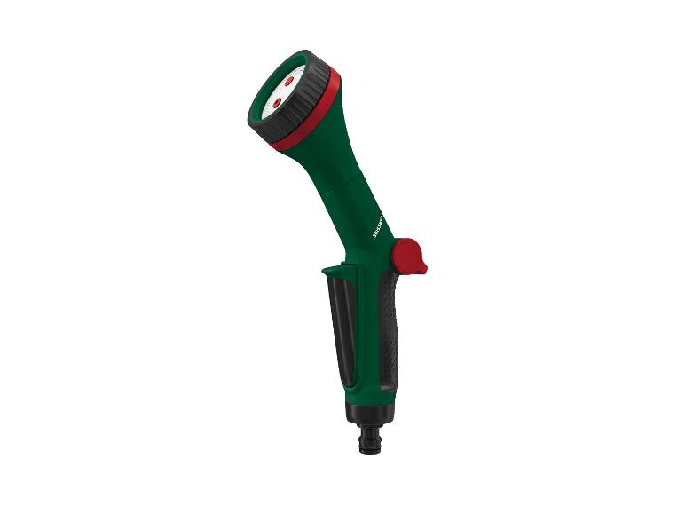 Groen en rood Parkside spuitpistool