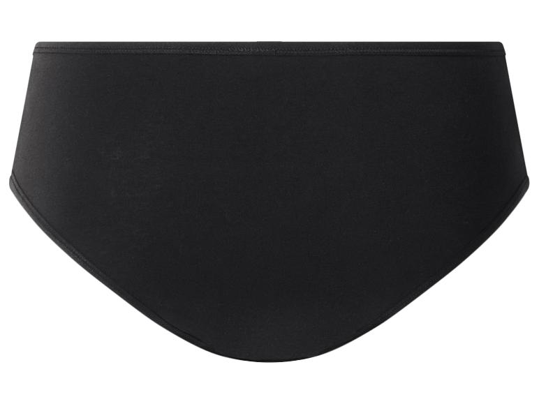 Zwarte hoge taille dames slip