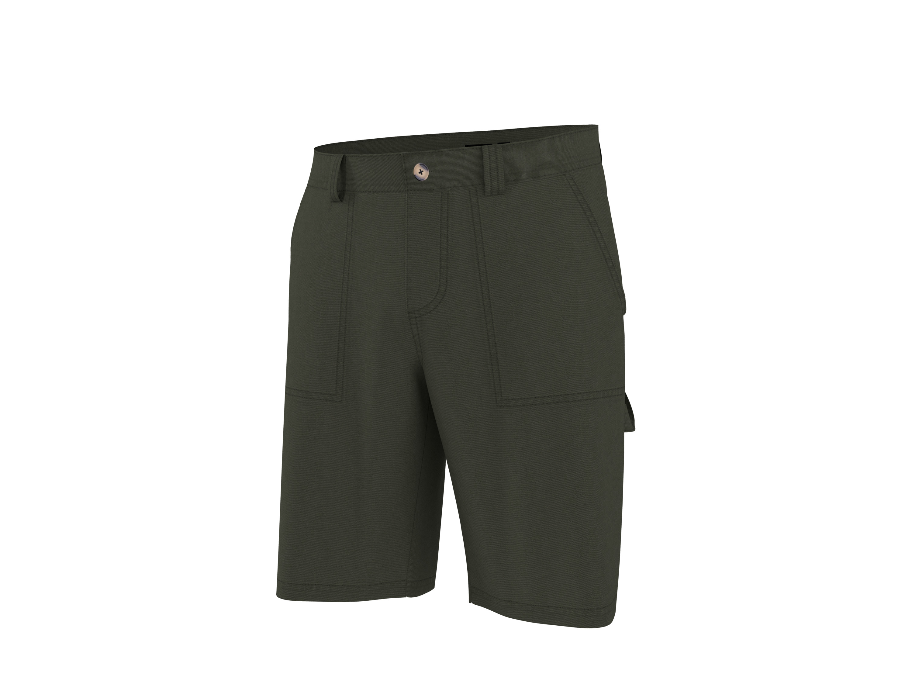 ESMARA MEN Korte heren broek - cargo model (groen, 58)
