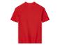 Rood kinder t-shirt met korte mouwen.