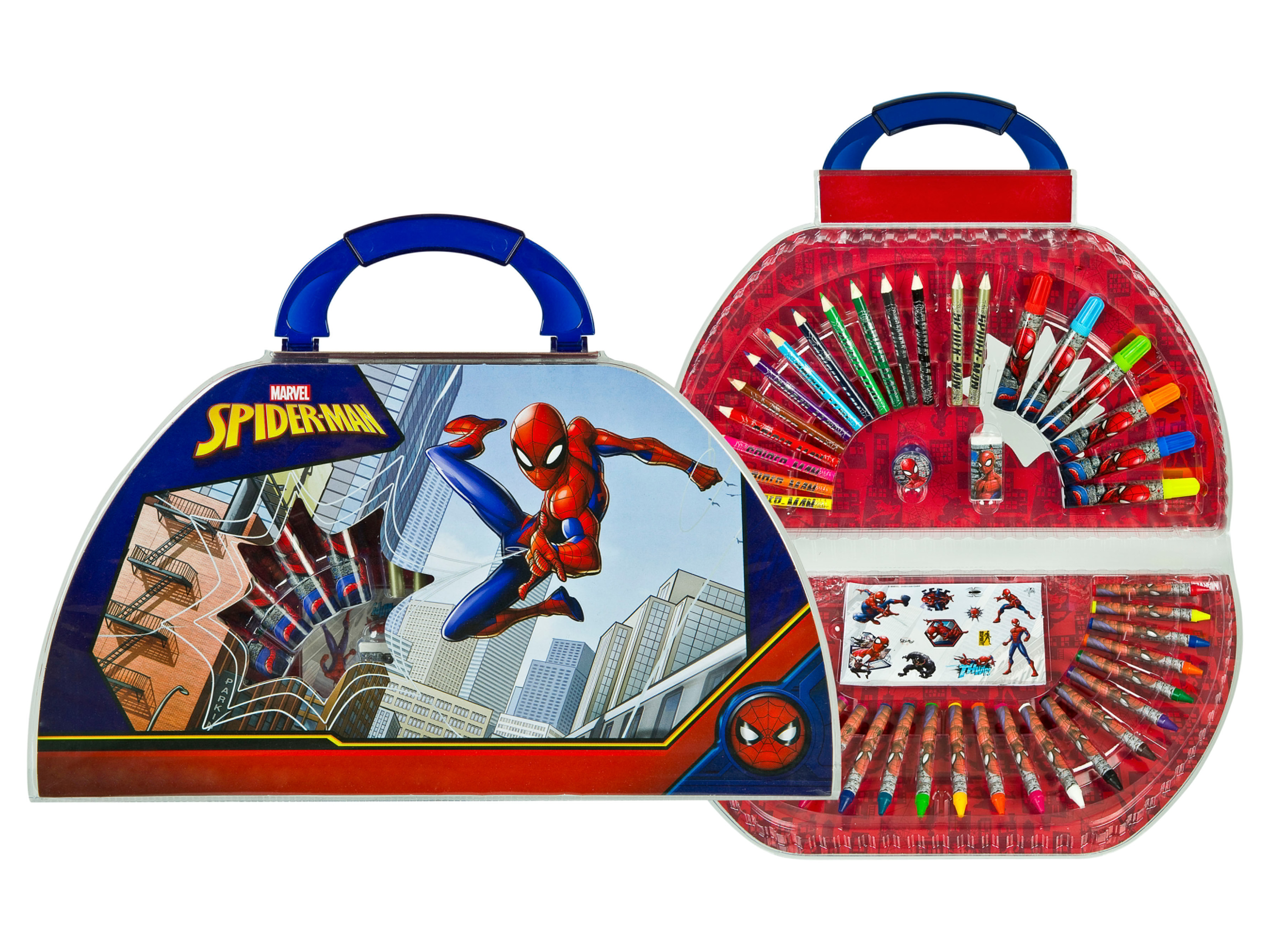 UNDERCOVER Tekenkoffer, 51-delig (Spiderman) afbeelding