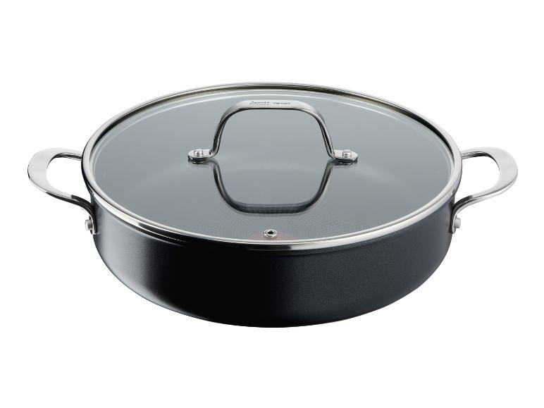 Jamie Oliver pan met glazen deksel.