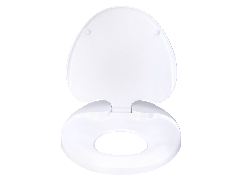 Wit kinder toiletzitje met deksel.