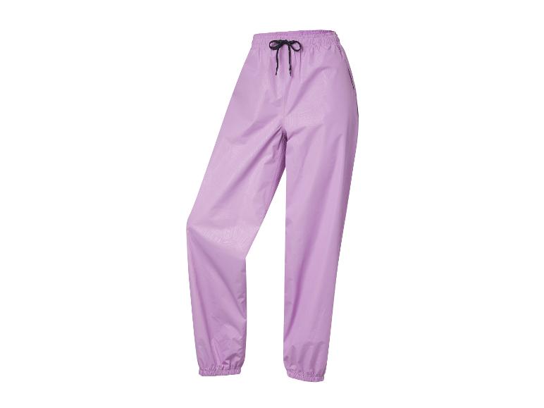 Lila joggingbroek met elastische tailleband