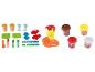 Play-Doh speelset met ijsmachine en verschillende accessoires.