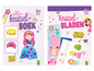 Knutselboek en bladen met prinsessen thema voor kinderen vanaf 4 jaar.