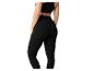 Zwarte sportlegging en top.