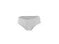 Witte geribbelde slip met hoge taille